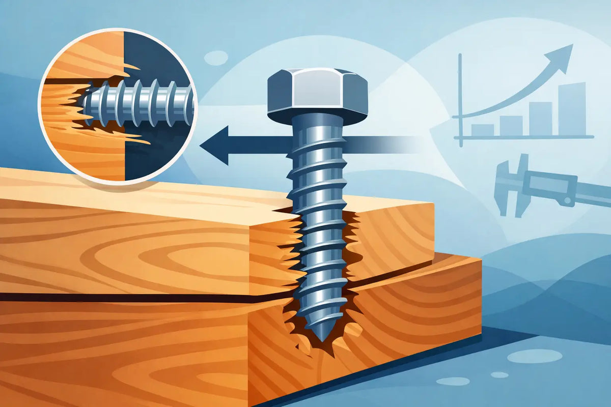 NDS Lag Screw Withdrawal Capacity Explained
