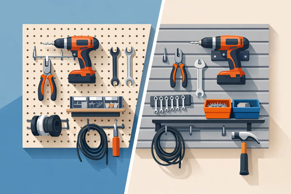 Pegboard Versus Slatwall: Which Fits Your Shop?