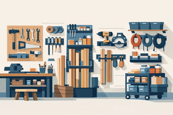 Small Workshop Vertical Storage Ideas That Work