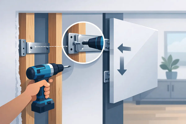 Secure Sliding Panels to Studs Without Guesswork