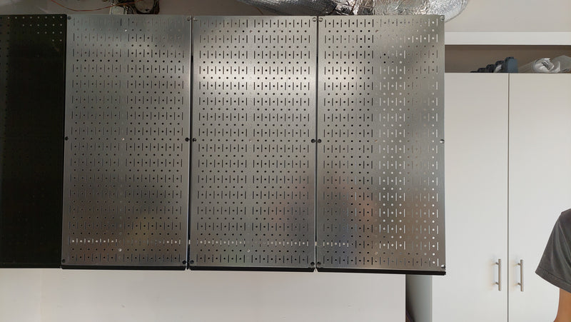 Neighbor's Garage — 4 TroveBlade Caches, Wall Control Pegboard