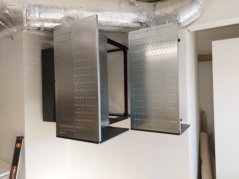 Neighbor's Garage — 4 TroveBlade Caches, Wall Control Pegboard