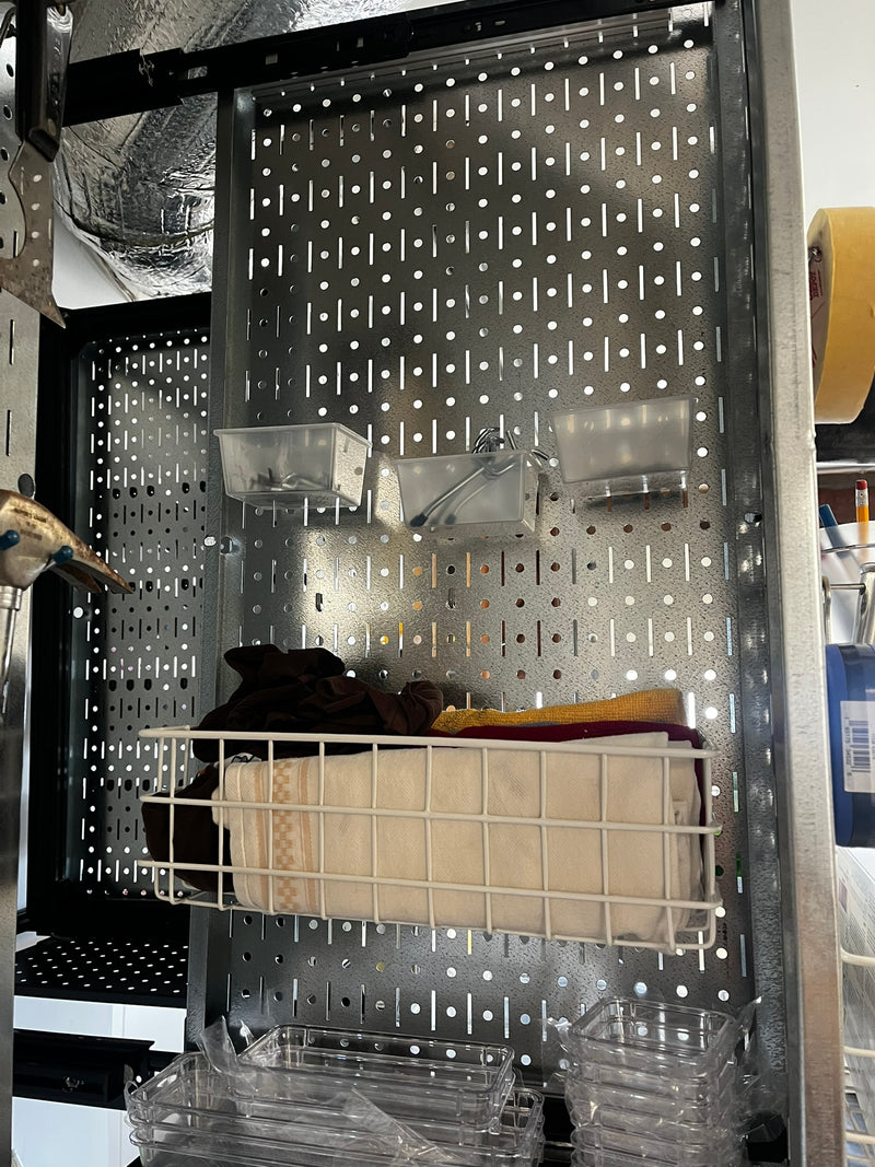 Neighbor's Garage — 4 TroveBlade Caches, Wall Control Pegboard